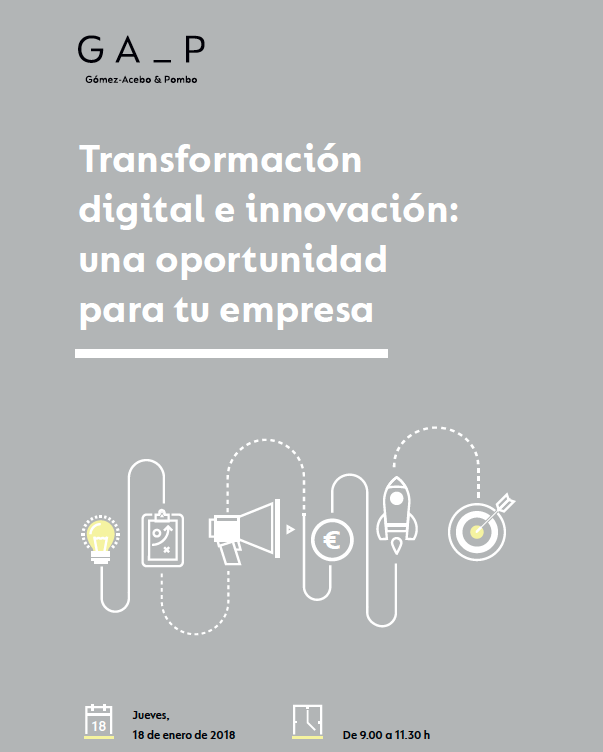 Transformaci&oacute;n digital e innovaci&oacute;n:  una oportunidad para tu empresa