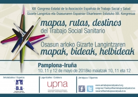 XIII Congreso estatal de la Asociaci&oacute;n Espa&ntilde;ola de Trabajo Social y Salud.  Mapas, Rutas, Destinos del Trabajo Social Sanitario