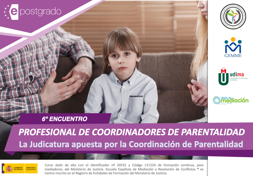 La judicatura apuesta por la coordinaci&oacute;n de parentalidad