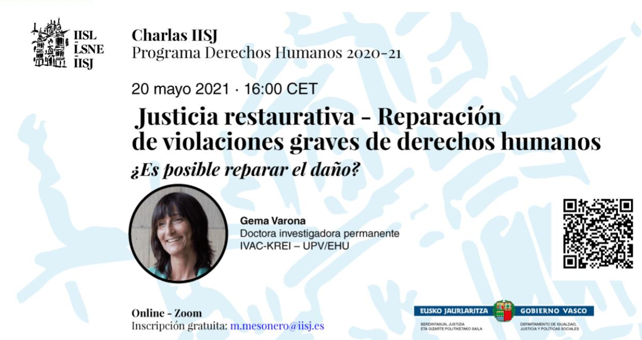 Justicia restaurativa y reparaci&oacute;n de da&ntilde;os