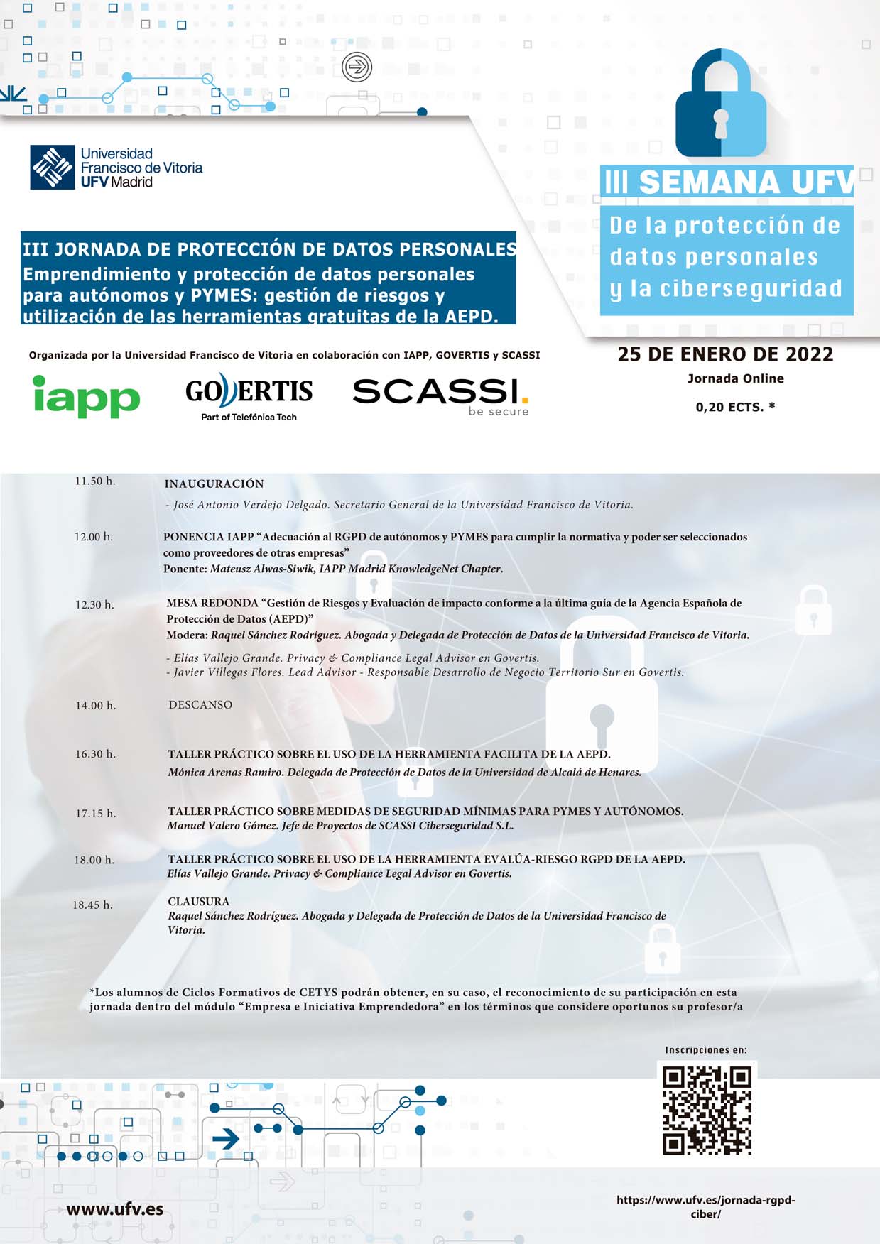 III Semana de la Protecci&oacute;n de Datos Personales y la Ciberseguridad