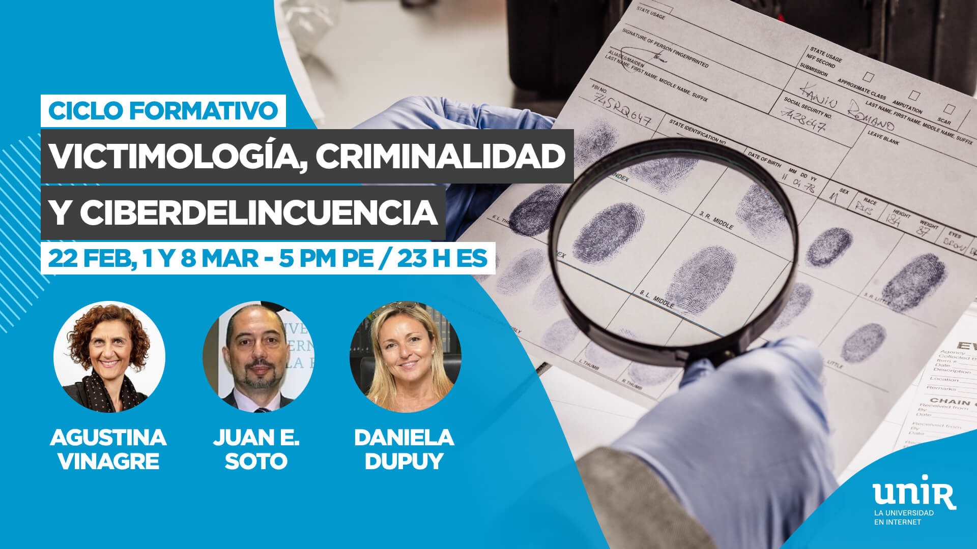 Ciclo formativo sobre Victimolog&iacute;a, Criminalidad y Ciberdelincuencia