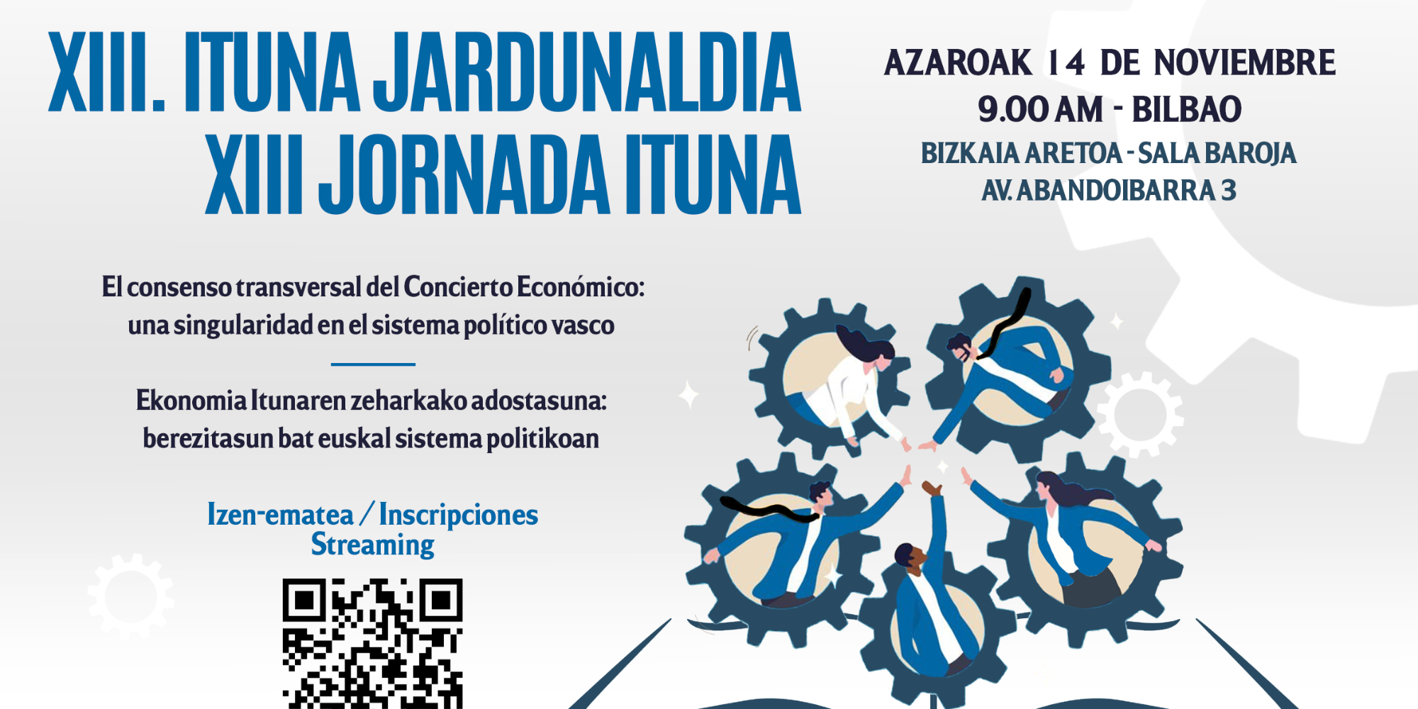 XIII Jornada Ituna ? El consenso transversal del Concierto Econ&oacute;mico: una singularidad en el sistema pol&iacute;tico vasco