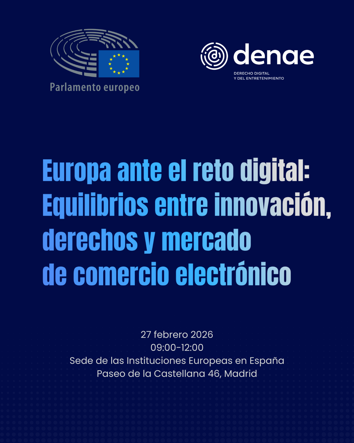 Europa ante el reto digital: Equilibrios entre innovaci&oacute;n, derechos y mercado de comercio electr&oacute;nico 